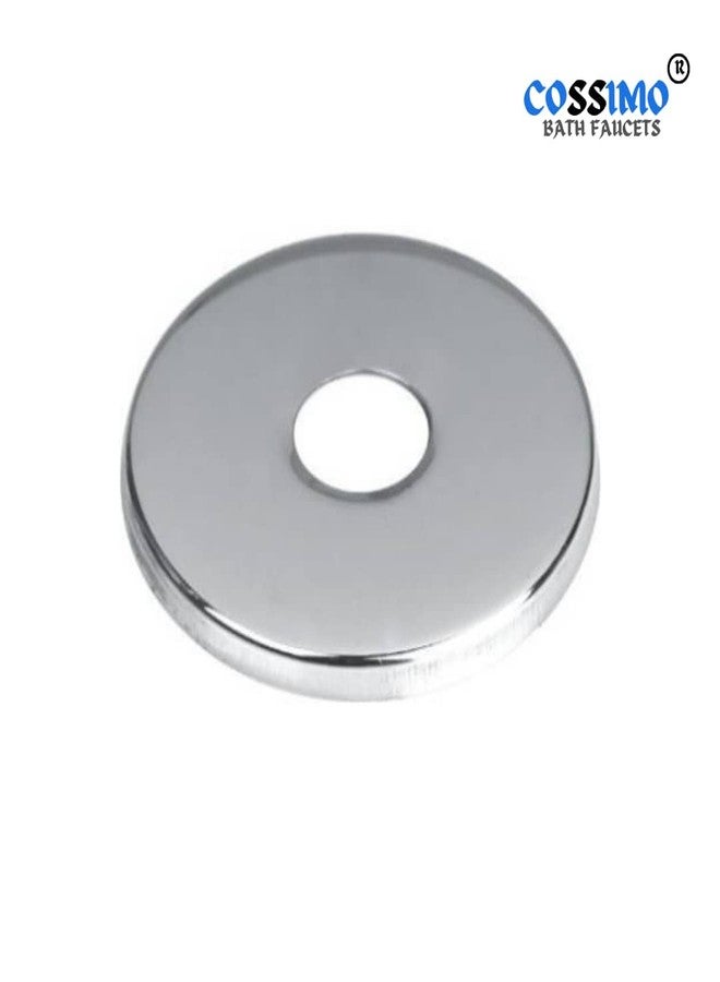 Cossimo صنبور حائط طويل من الفولاذ المقاوم للصدأ من كوسيمو توربو مع شفة جدارية للحمام، كروم، فضي - طقم من قطعتين - Image 5